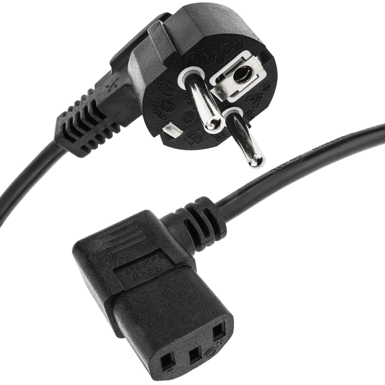 Plugger Rallonge électrique type IEC Male- IEC Femelle 1m Easy - Câble  d'alimentation