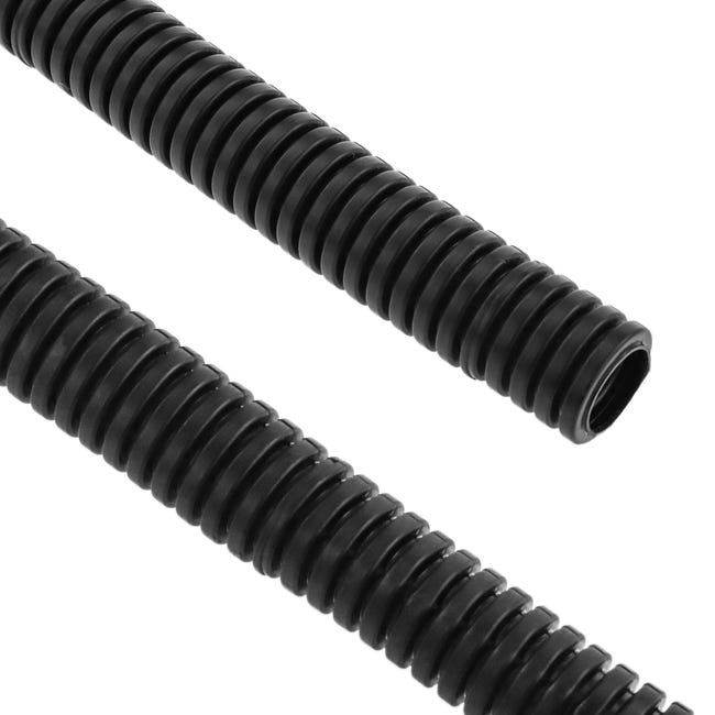 aluminio Extracción Escribir Tubo corrugado PVC flexible M-16 100 m Negro | Leroy Merlin