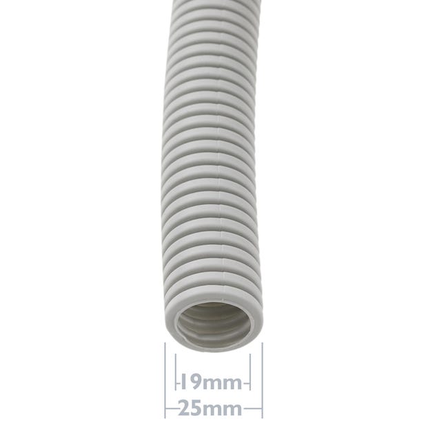 Tubo corrugado de PVC LEXMAN 20 mm 20 m