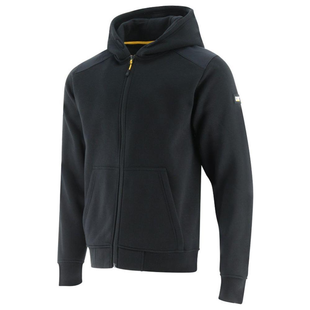 Sweatshirt avec capuche forme gilet zippée renforcée ESSENTIALS FZ Noir ...