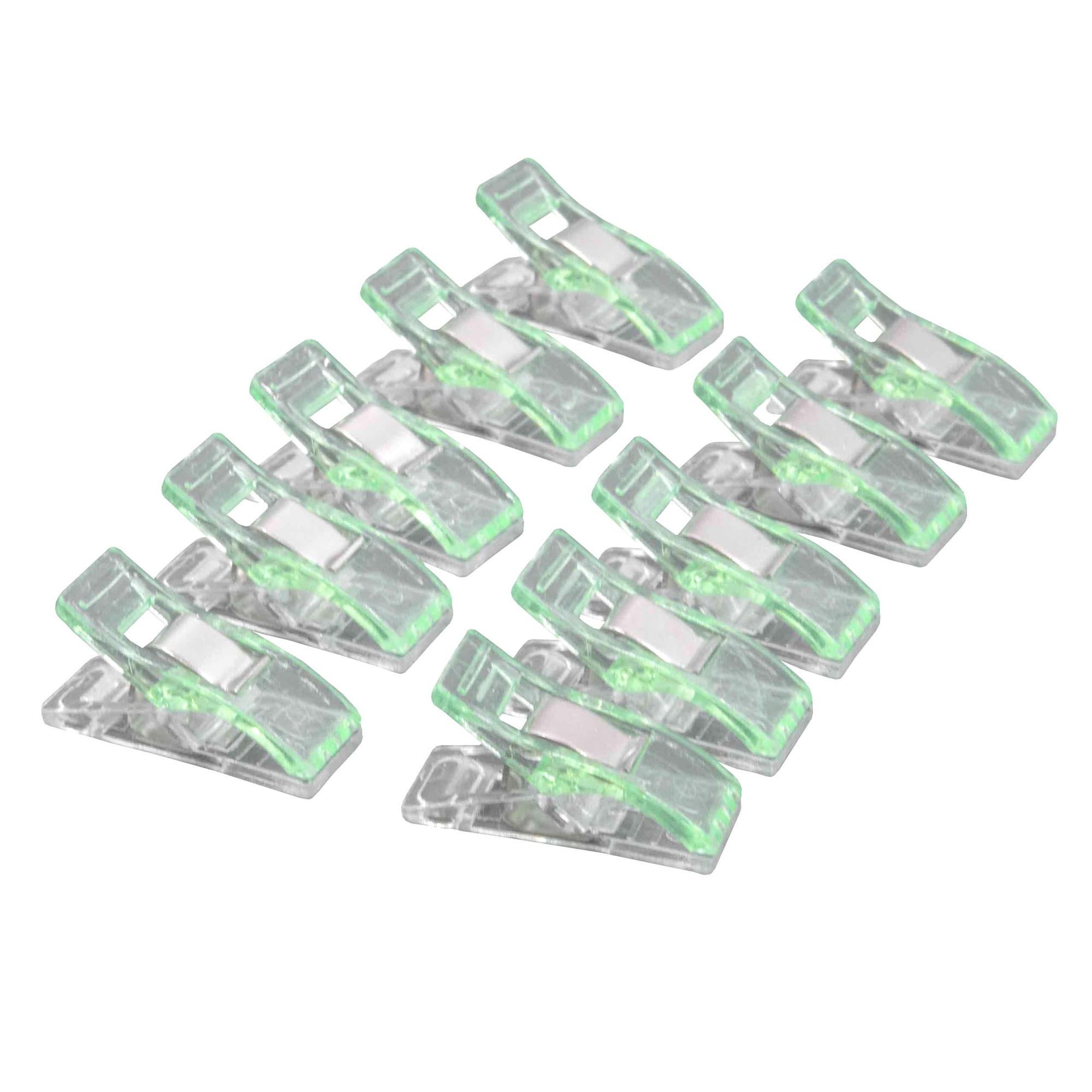 10 Mollette Per Tessuto Wonderclip - Trasparenti, Per Cucito E Fai Da Te - Foto 6