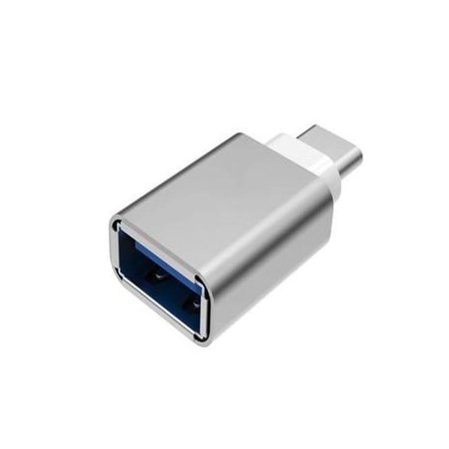 Adaptateur USB-A 3.0 femelle vers USB-C 3.0 mâle Monobloc