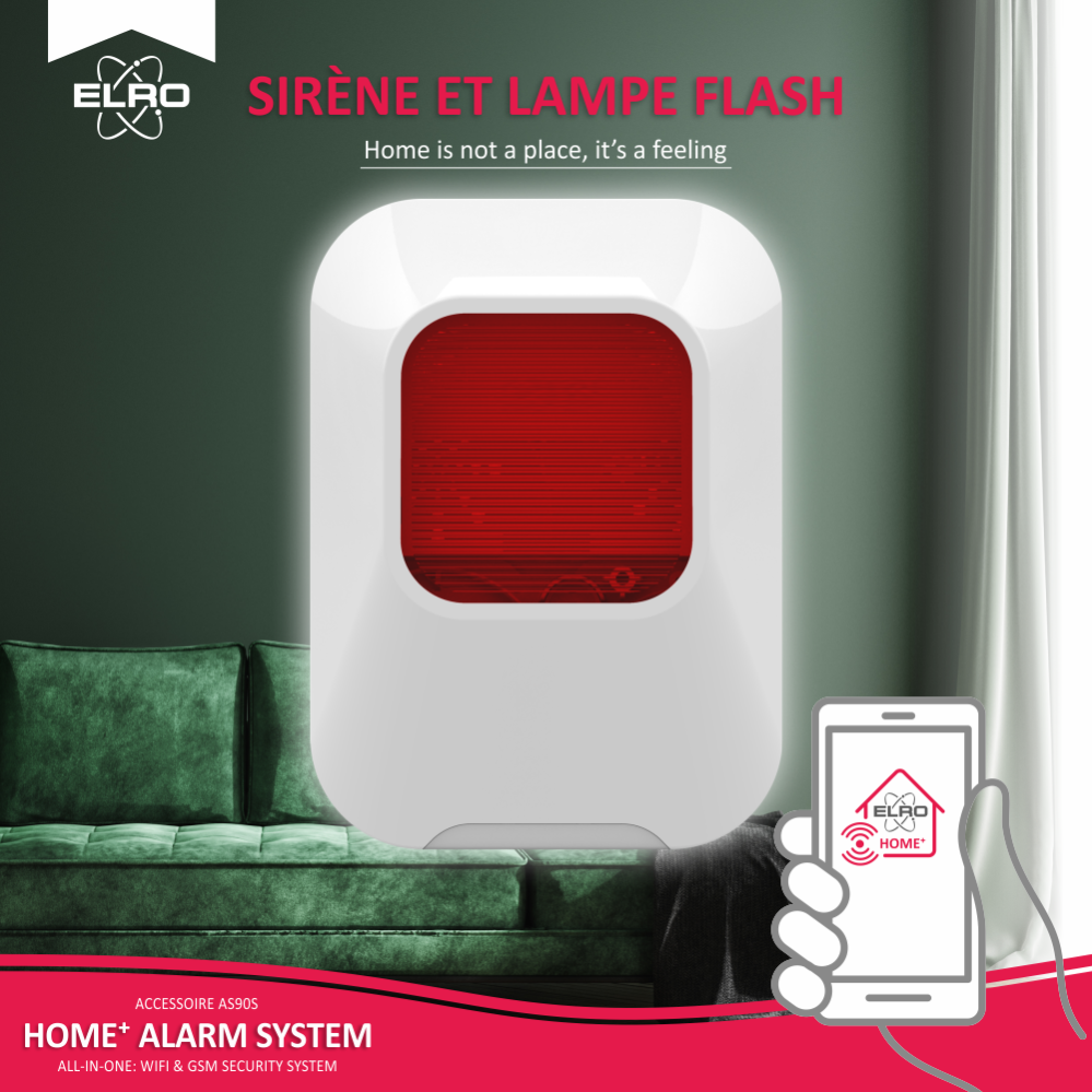 ELRO AS90SRA Sirène interne pour le système d'alarme ELRO AS90S Home+ - 2