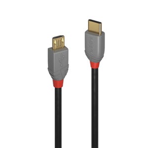 Câble USB C ESSENTIELB vers USB noir 2m