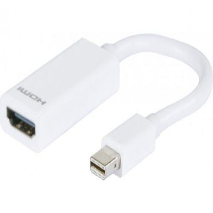 Câble Mini DP vers HDMI 1 m - 4K - Blanc - Convertisseurs DisplayPort