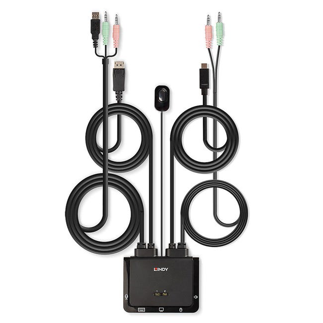 Commutateur KVM Boîtier HDMI 2 ports Commutateur USB HDMI pour 2 souris  partage*