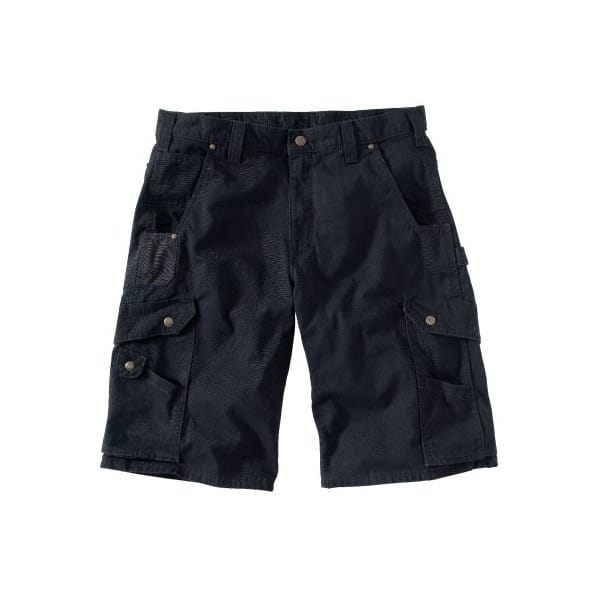 Short de travail Cargo Force 100 coton arme Ripstop CARHARTT Noir TAILLE 48