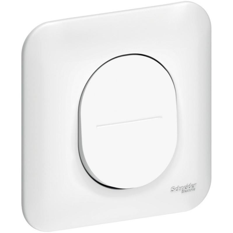 Cadre Schneider Electric Asfora blanc - 3 compartiments - Va et vient Cadre Schneider Electric Asfora blanc - 3 compartiments - Va et vient