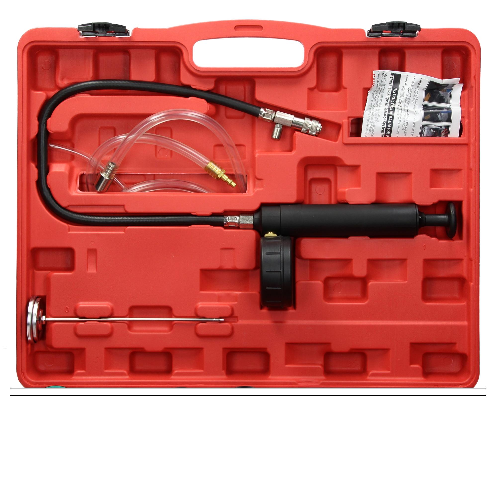 Kit Tester Pressione Radiatore 28 Pezzi - Per Sistema Di Raffreddamento Auto - Foto 8