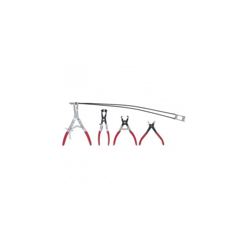 Pince à Riveter KS TOOLS 150.9650 Avec Rivets - Poignées Bleues Tête Fine