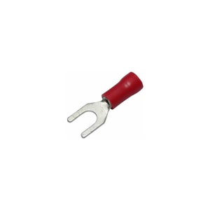 Cosse électrique à sertir type fourche de 0.5 mm² à 6 mm² Lot 10-25-50  Pièces