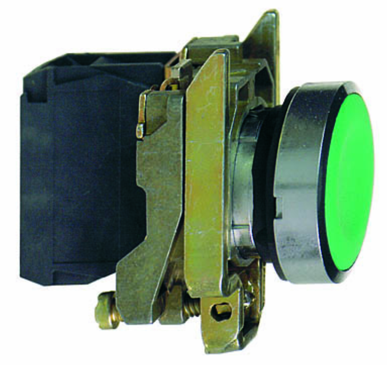 Pulsante Blu Piatto, ø 22 mm, 600 V, 1 NC, 1NO, IP69K | Leroy Merlin