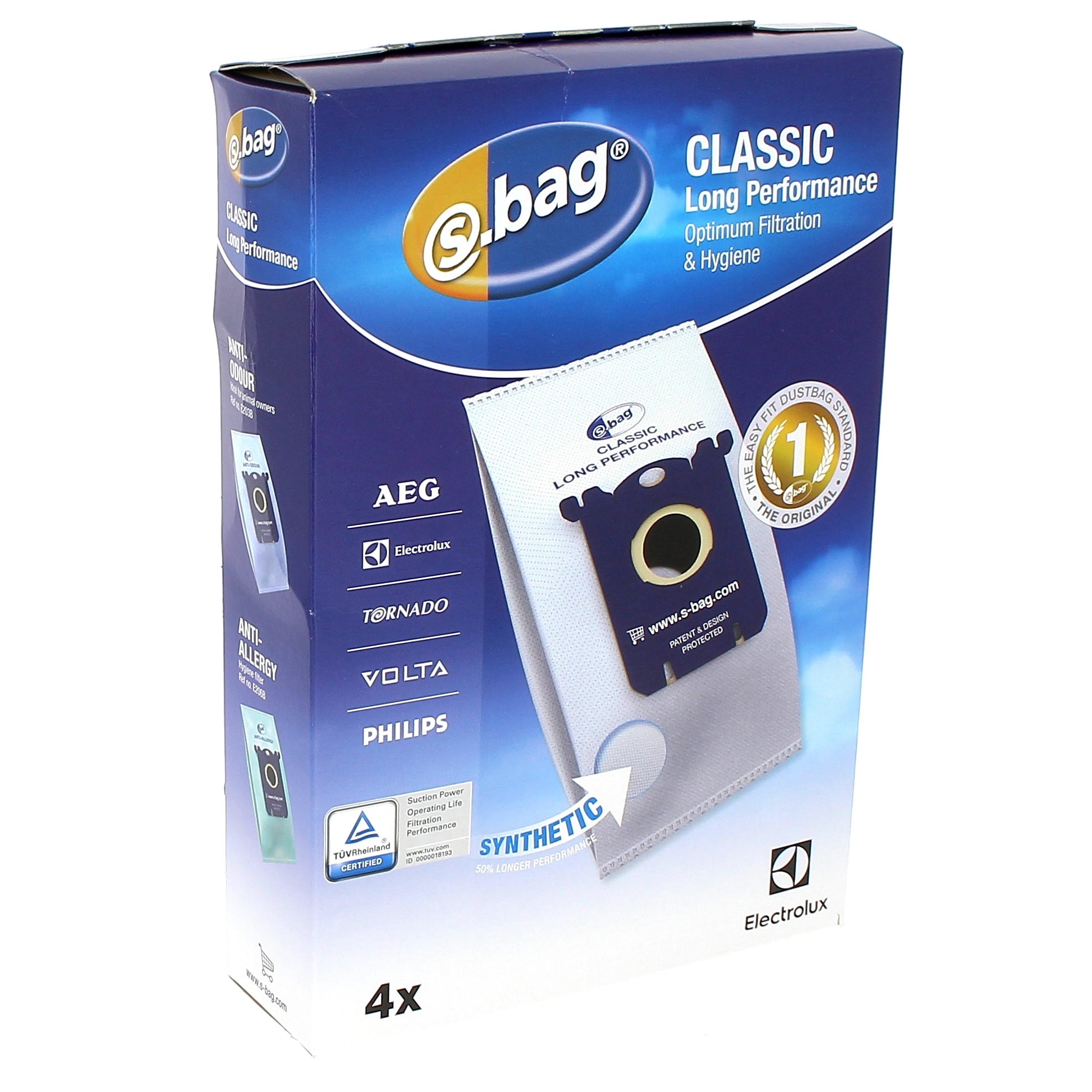 15 sacs aspirateur en papier Electrolux S-Bag Classic pour AEG