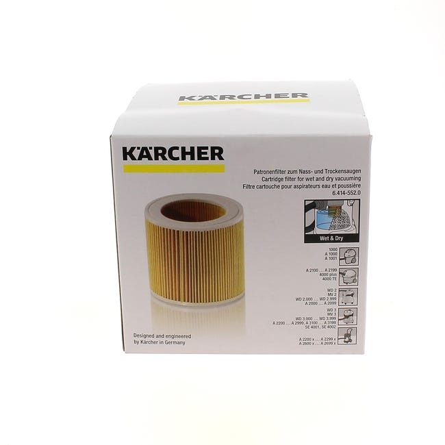 Karcher 6.959-130 et 6.414-552.0 Sacs d'aspirateur et filtre à air