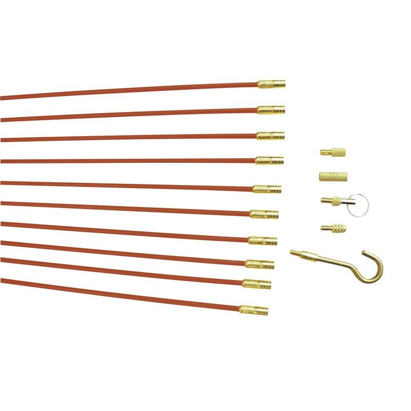 Baguette tirefils diamètre 5 mm Longueur 1 m Kit de 10 Leroy Merlin