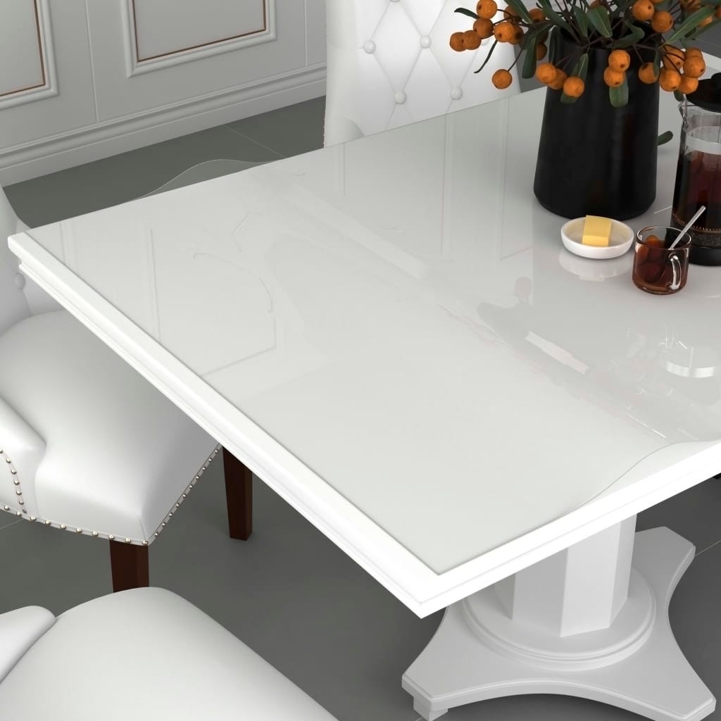 ANRO Pellicola protettiva per tavolo con struttura per tavoli in vetro  lucido e protezione da tavolo, 1,5 mm, 100 x 150 cm