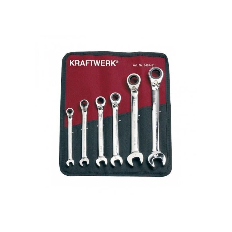 Chiave Per Anelli A Cricchetto Set Di Forcella 6 Pezzi 8 10 12 13 17 19 | Leroy Merlin - 3