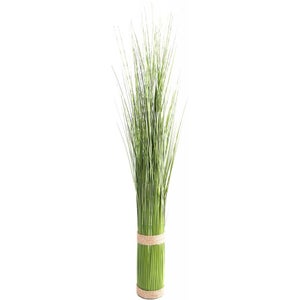 Set 3 Pampas Artificiale con 24 Diramazioni Altezza 115 cm Marrone