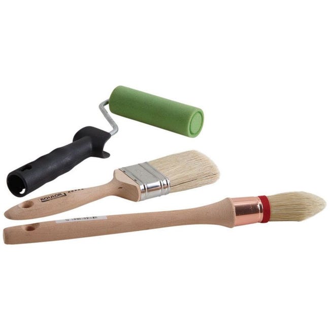 Rouleau de peinture à bord réglable, kit d'outils de peinture pour brosse à  tige, outil d'extension pour coupe-coin, pulvérisateur à brosse pour