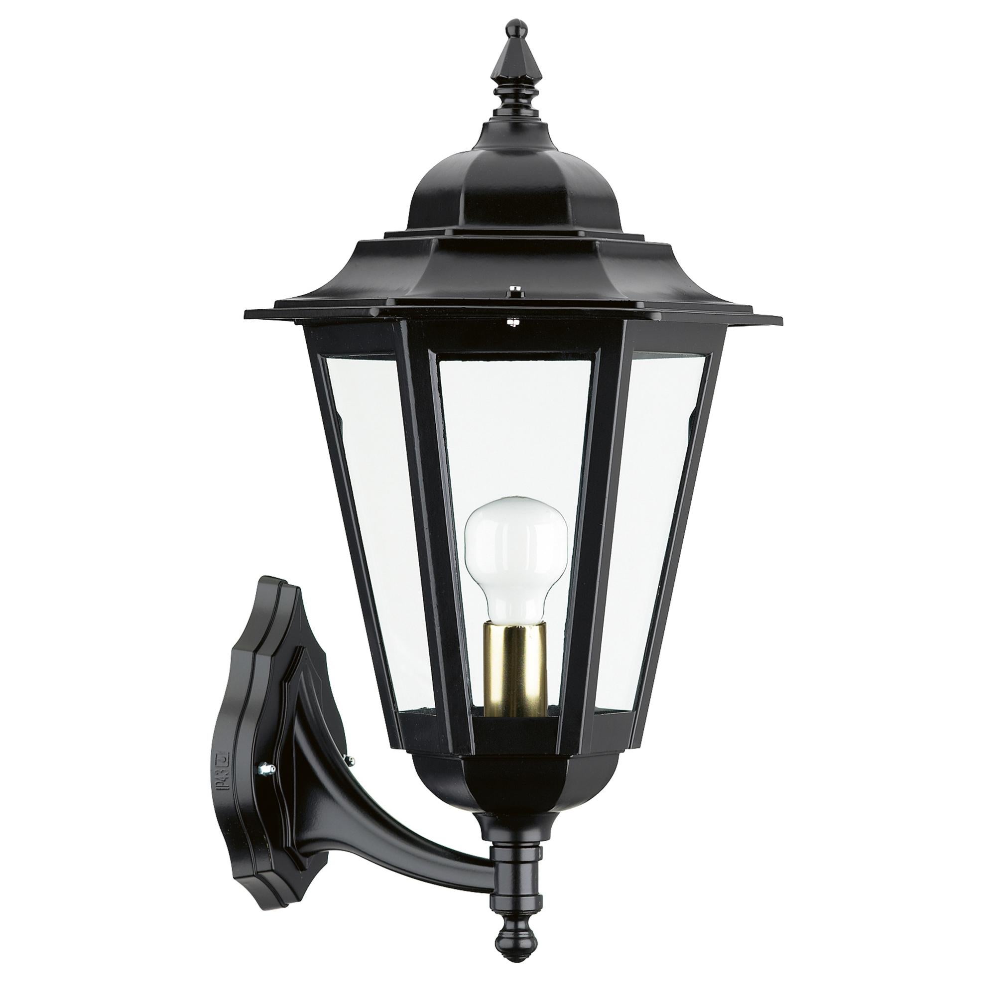 Evila Lanterna Da Giardino Sospensione – Corpo In Alluminio Nero, Portalampada E27, Max 20W LED / 42W Alogena, Dimensioni 300x145mm, Per Esterno E Interno