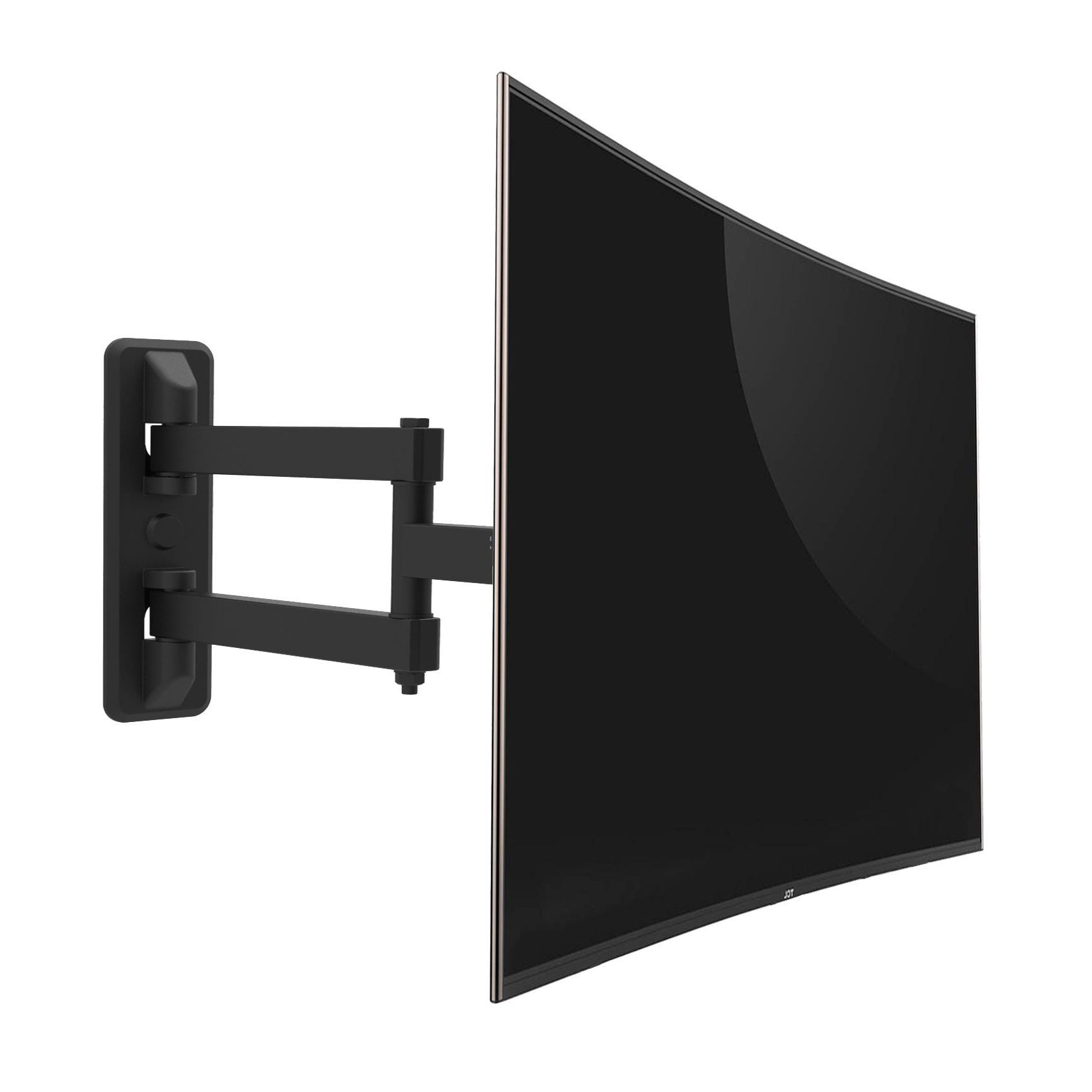 Support Support Mural - Compatible TV Ecran Plat - 14-42 Pouces - Noir