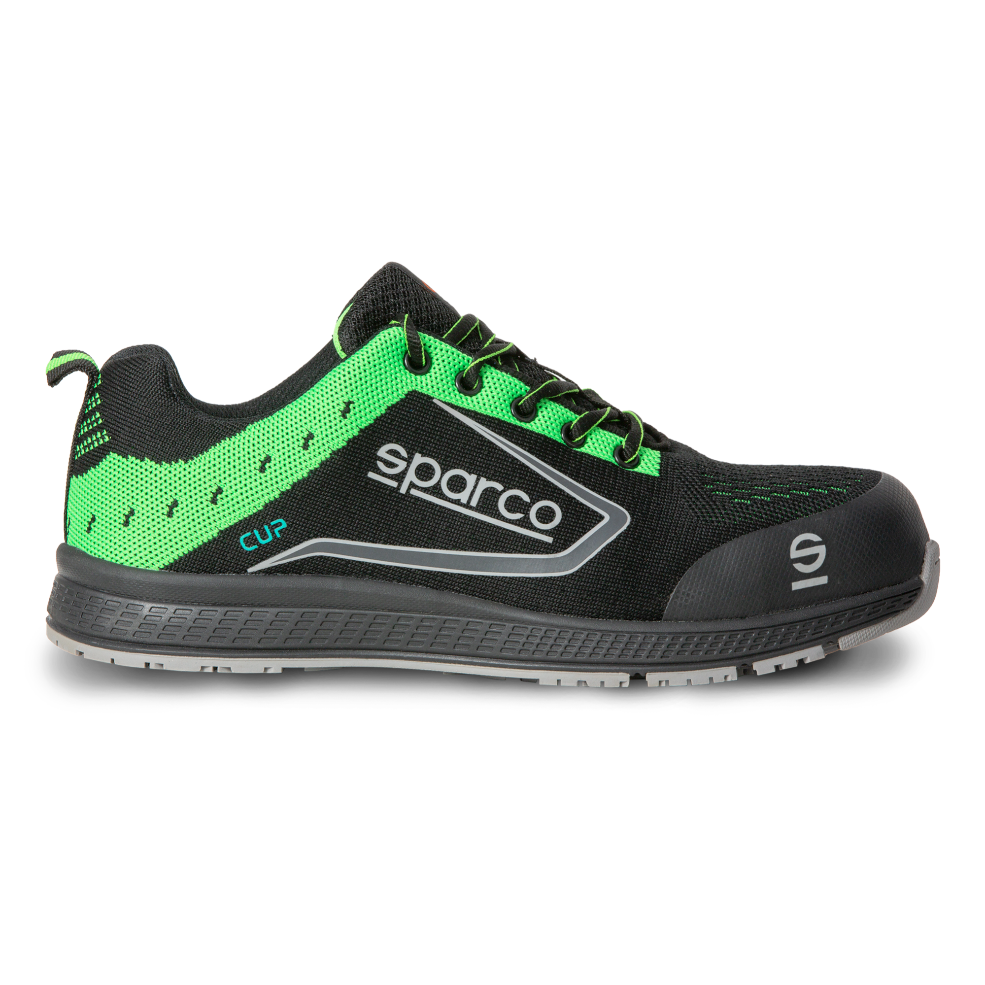 Scarpe antinfortunistiche ultraleggere Sparco CUP S1P Nero Verde Fluo TG.35  | Leroy Merlin