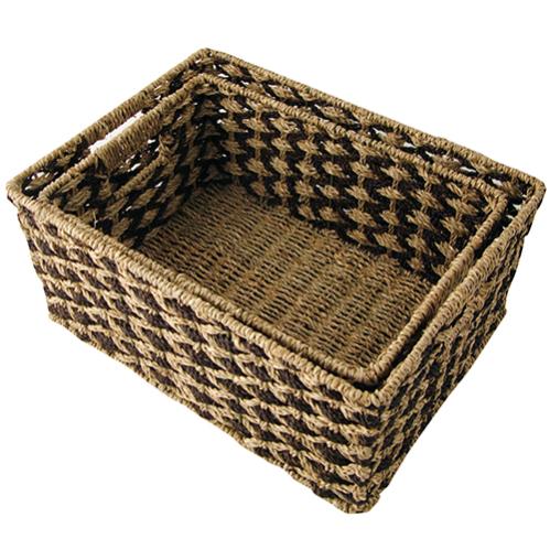 Set Di 2 Sottovasi Rettangolari Terraced, 27x27cm, In Materiale Riciclato Con Piedini Regolabili – Made In Germany, Per Interni/Esterni (Antracite)