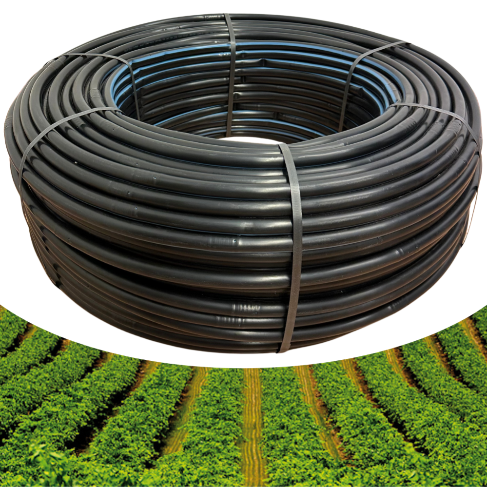 10 Rotoli Tubo Ala Gocciolante Nero 20mm, Passo 40cm, 3000mt, 2lt/h - Per Irrigazione