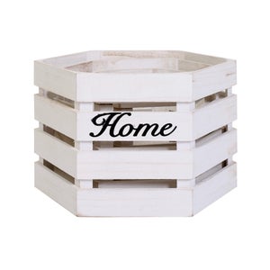 Cassetta legno bianco abete 26X17X7H