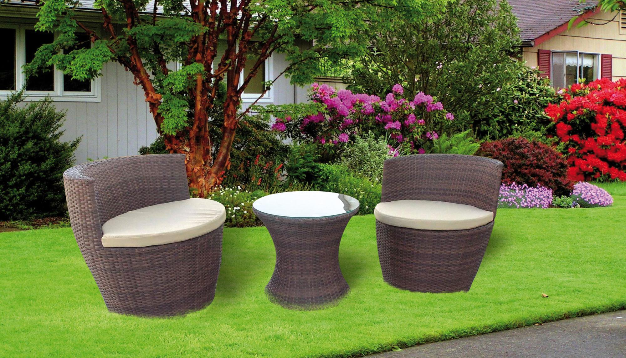EMU Offerta 4 Poltrone Sole Impilabili Marrone India - Arredo Giardino Resistente E Di Classe