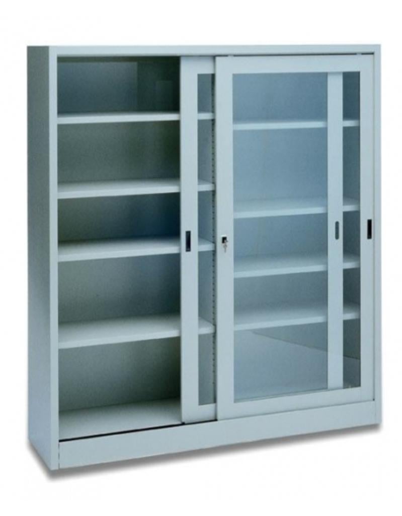 Credenza Buffet In Bambù LOKO Con Ante Scorrevoli In Vetro E Porta In Rattan - Armadio Per Soggiorno, Sala Da Pranzo, Ingresso, Per TV 55 Pollici - 2