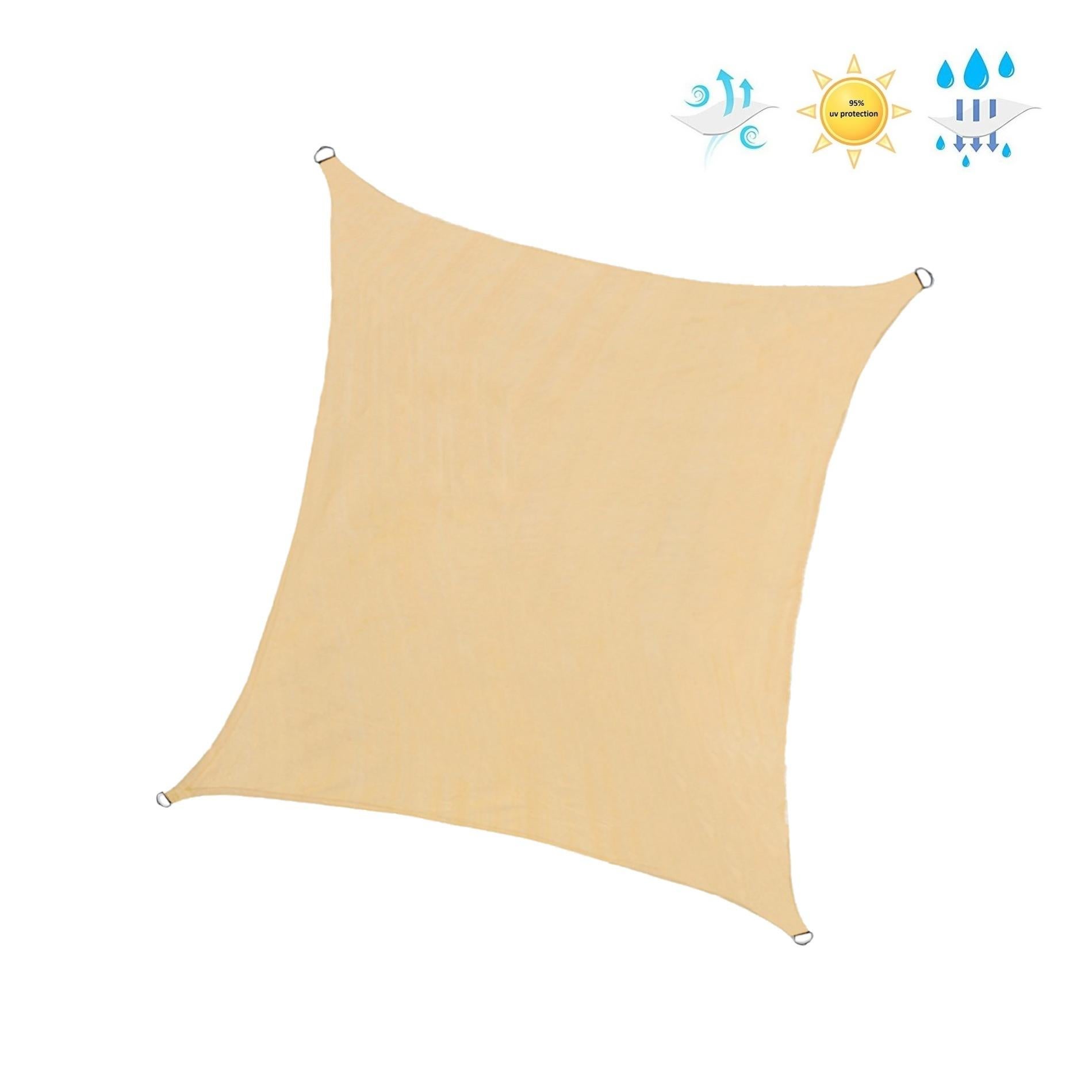 Tenda Da Esterno Quadrata Rebecca Mobili – Grigia, Polietilene Anti UV, 5x5 Metri, 2 Anni Garanzia