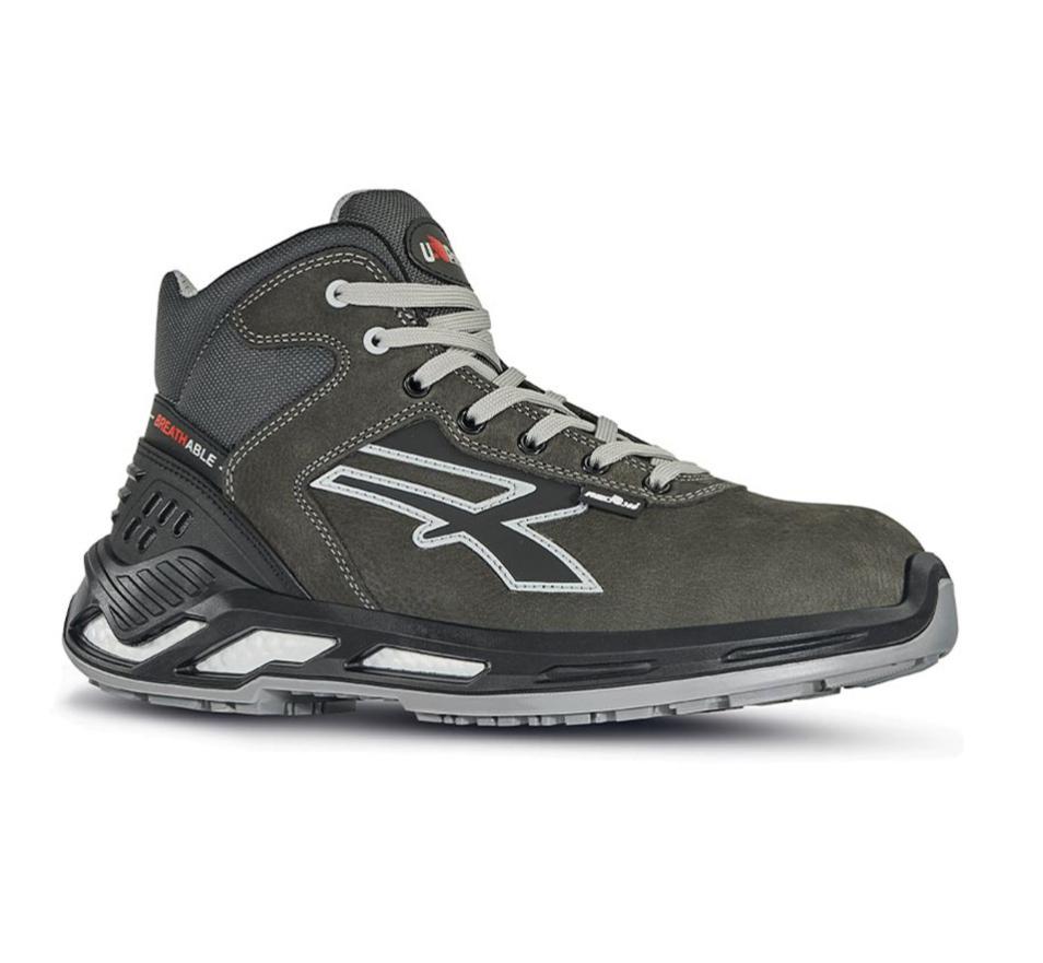 Scarpa Antinfortunistica Mugello S3 ESD SRC, Unisex, Taglia 35, Tomaia In Tessuto Idrorepellente, Suola PU/TPU, Puntale Power Cap - 2