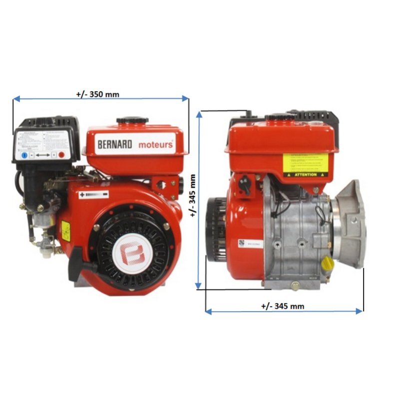 Moteur tondeuse BERNARD MOTEURS OHV 213CC Leroy Merlin