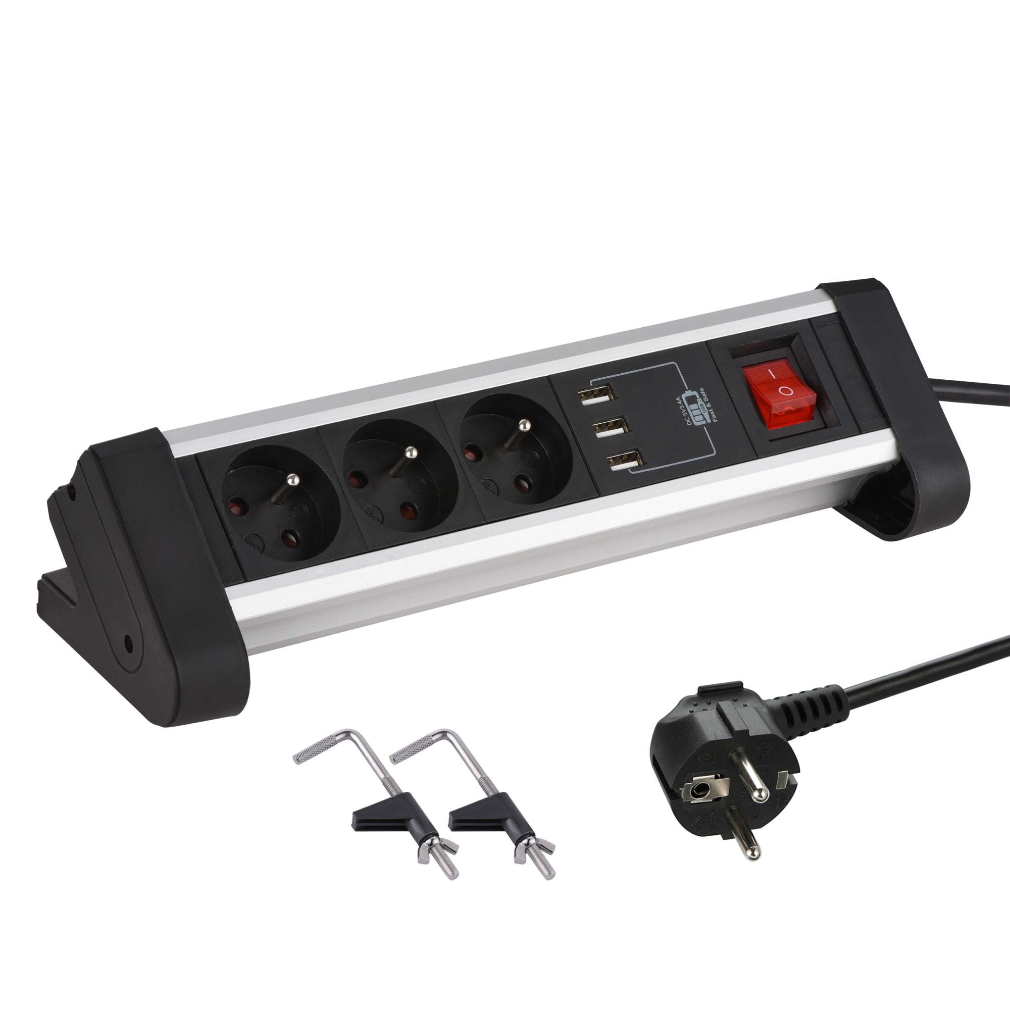 Filo Per Lampada Con Interruttore Electraline - 1,5 M, Oro Antico, 10A 230V - Foto 6