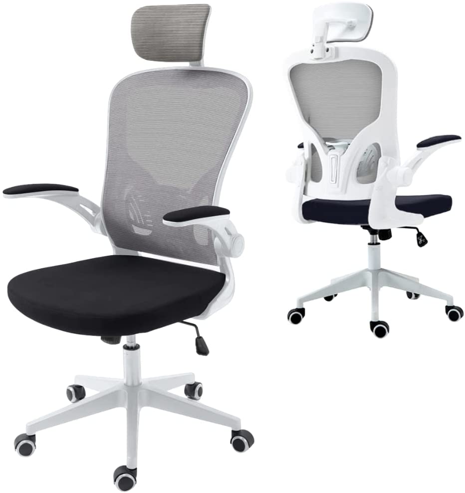 seduta imbottita sedia con braccioli pieghevoli Sedia da ufficio ergonomica ambra altezza regolabile sedia da ufficio a cuore 