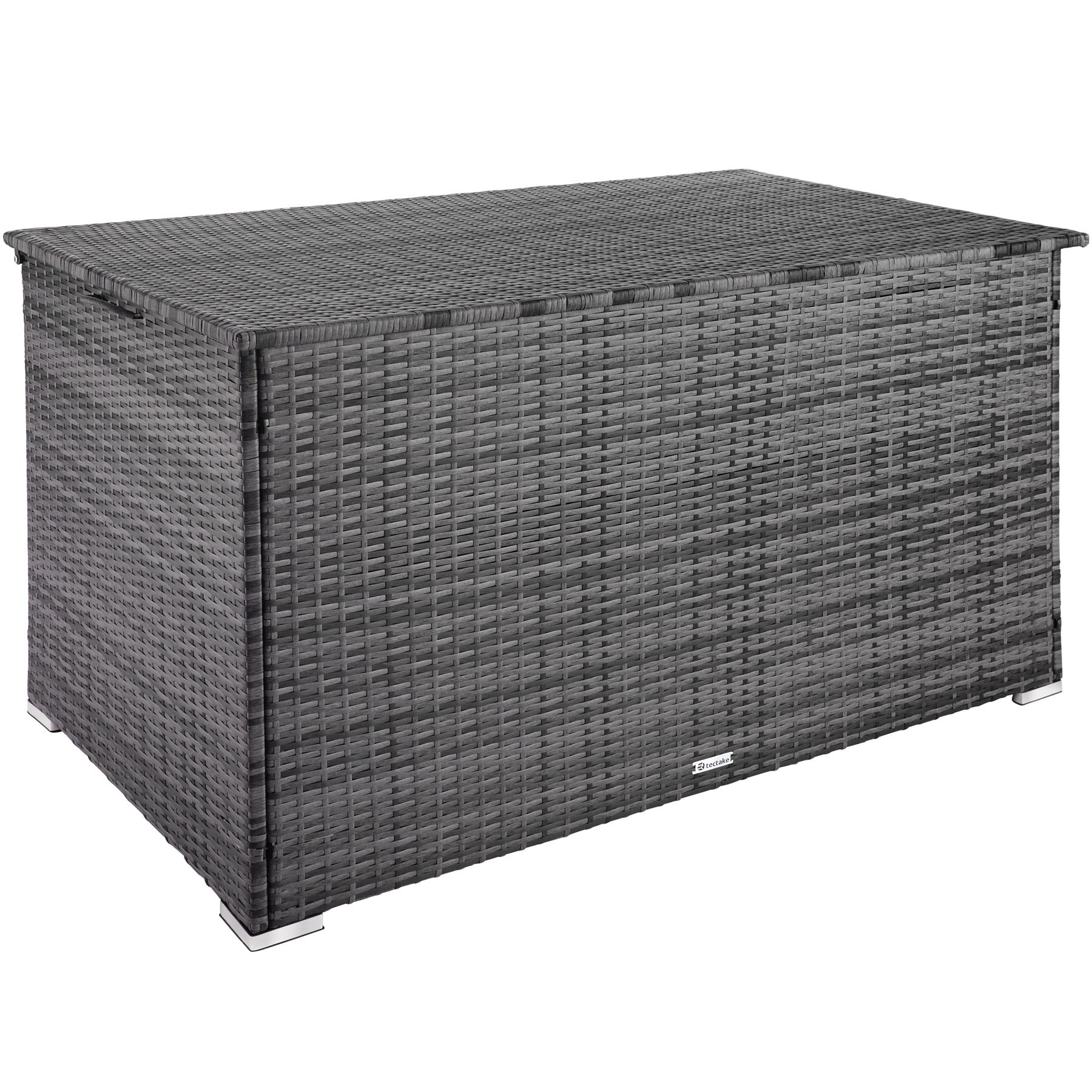 Tectake Coffre De Jardin Oslo Structure En Aluminium 145x82,5x79,5cm ...