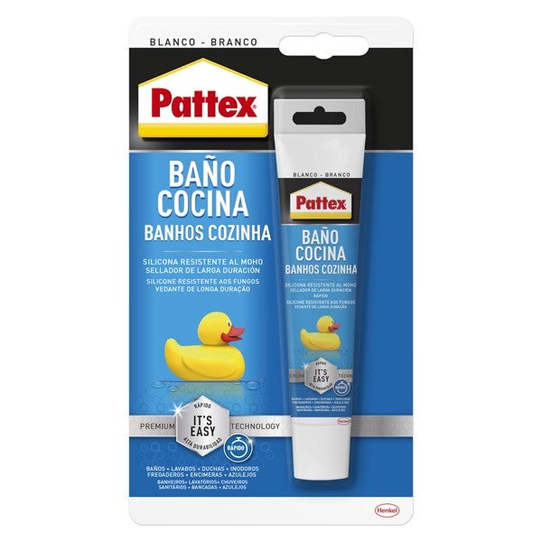 Sellador juntas baño y cocina PATTEX Re-New Baño Sano Re-New 100 Ml. Blanco  — Ferretería Roure Juni