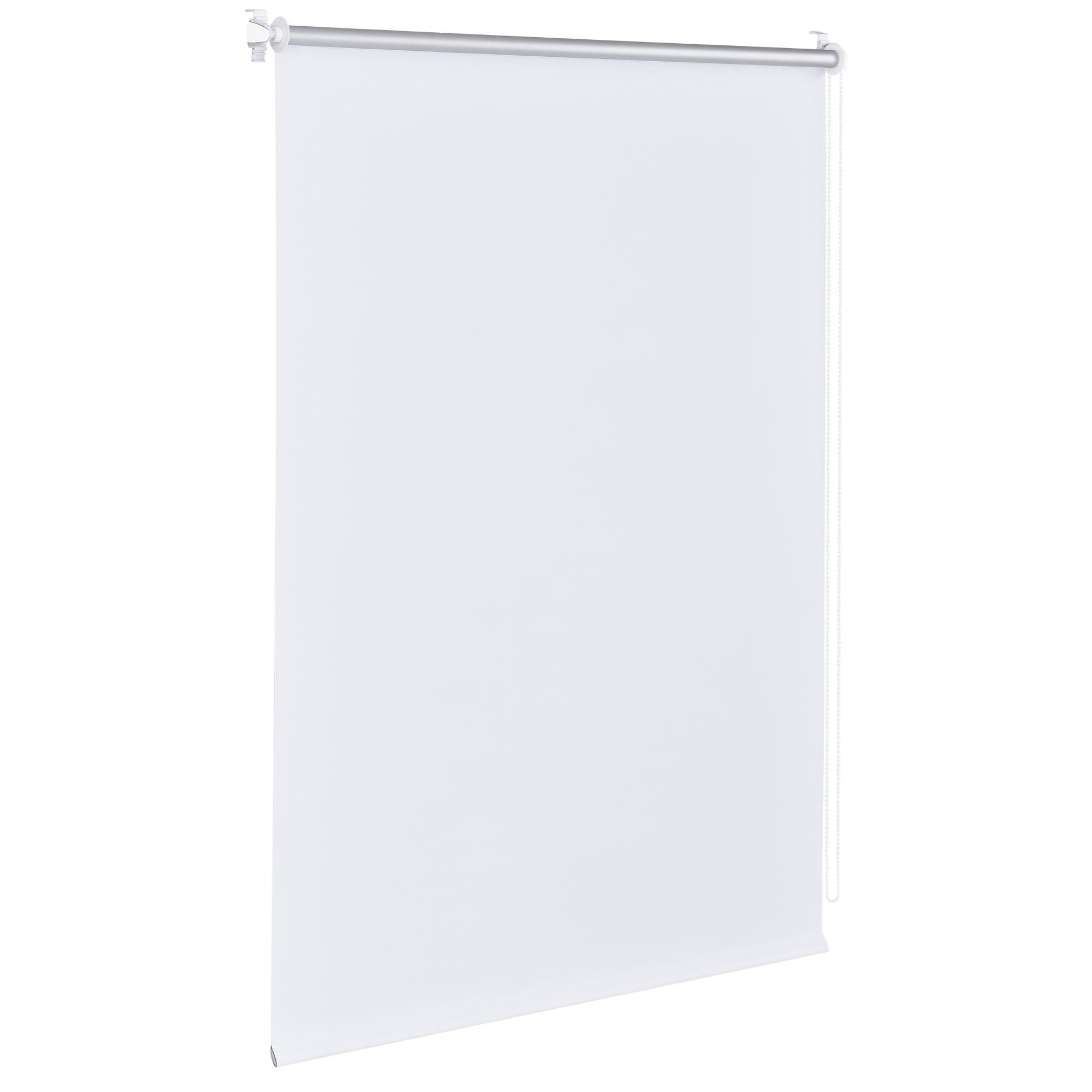 Store à enrouleur 60 x 175 cm blanc protection solaire occulter la