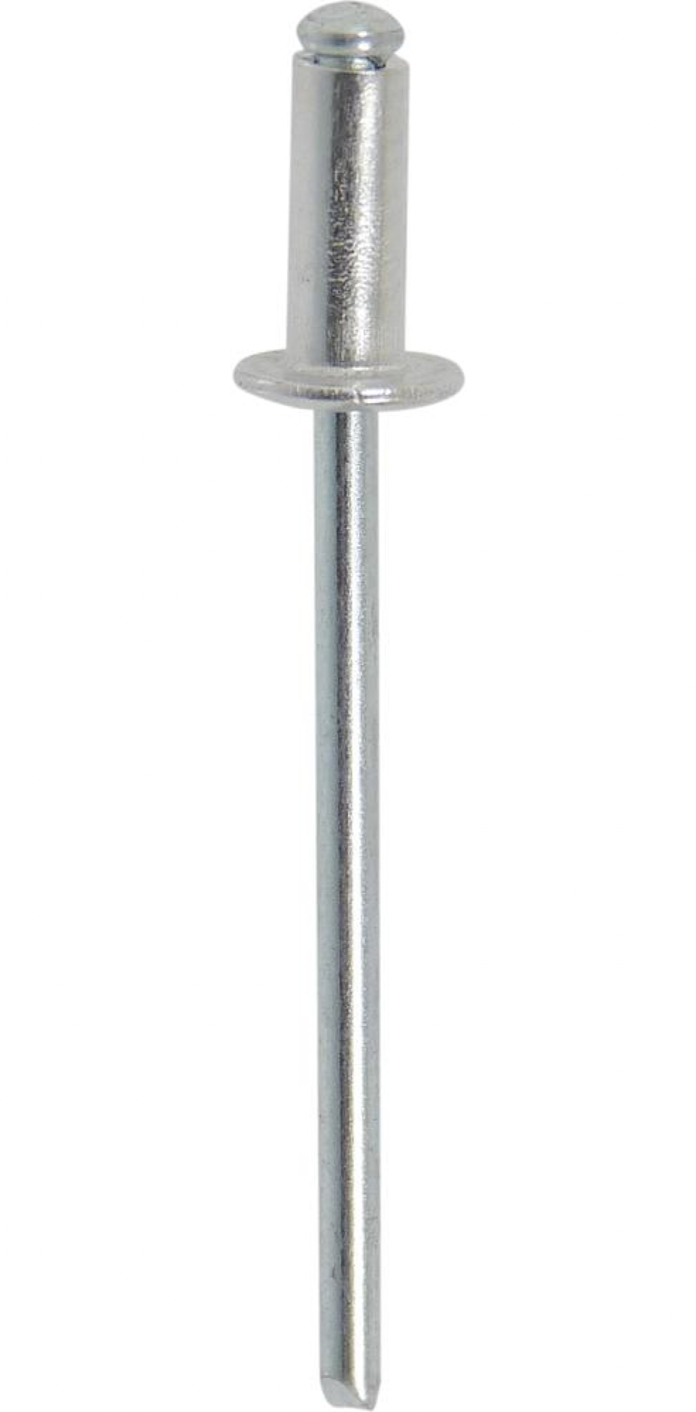 Rivet Alu Acier Tête plate 4 x 10mm 25 pieces stilker S23811.25