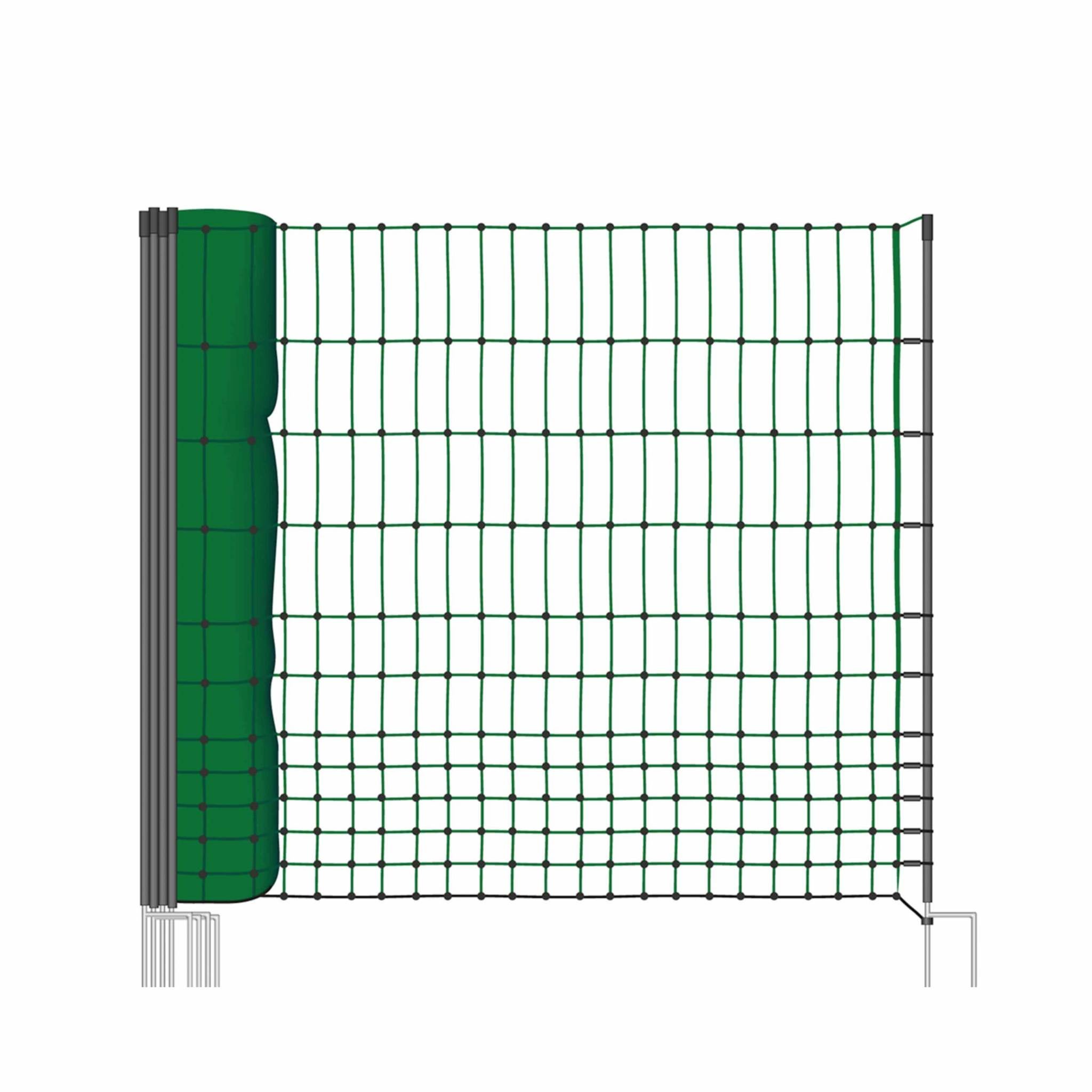 Kit cloture filet poule- Kit clôture pour poules longueur 12M avec