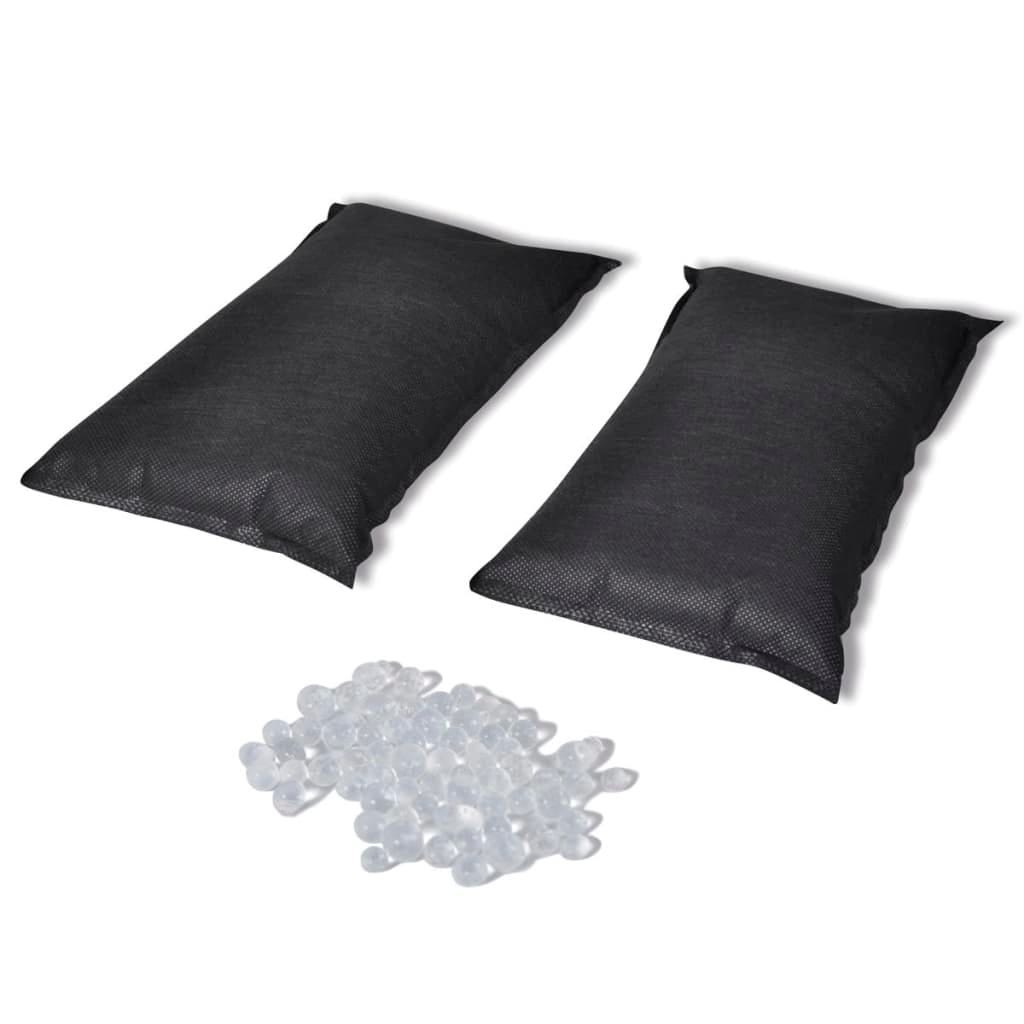 Sachets déshydratants de gel de silice 2 pcs 2 kg vidaXL