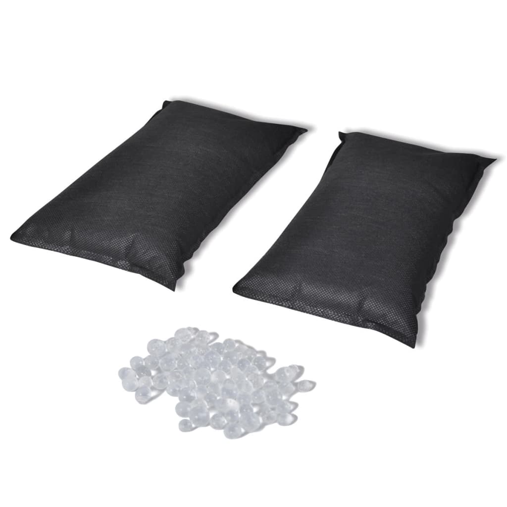 Sachets déshydratants de gel de silice 2 pcs 2 kg vidaXL Leroy Merlin Sachets déshydratants de gel de silice 2 pcs 2 kg vidaXL Leroy Merlin