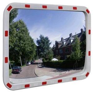 Miroir de circulation 30cm 40cm 45cm 60 cm convexe signalisation sécurité  circulation sortie auto garage