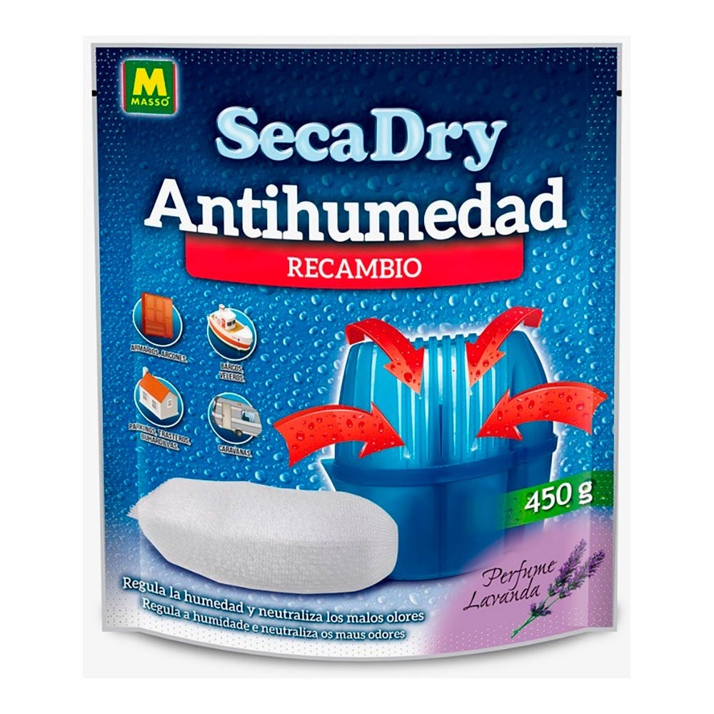 Recambio anti humedad secadry 450gr