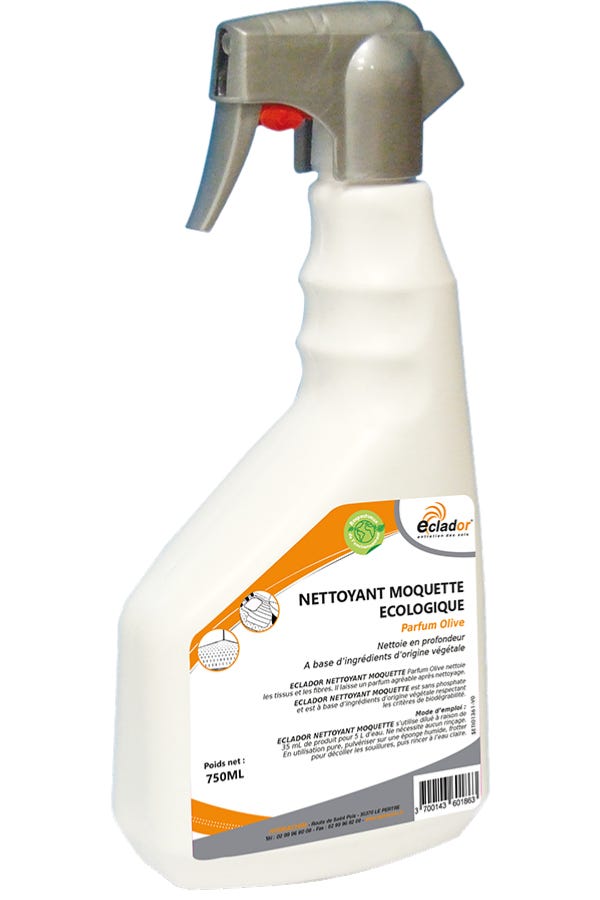 Nettoyant moquette prêt à l'emploi - Spray 750ml - HYDRACHIM