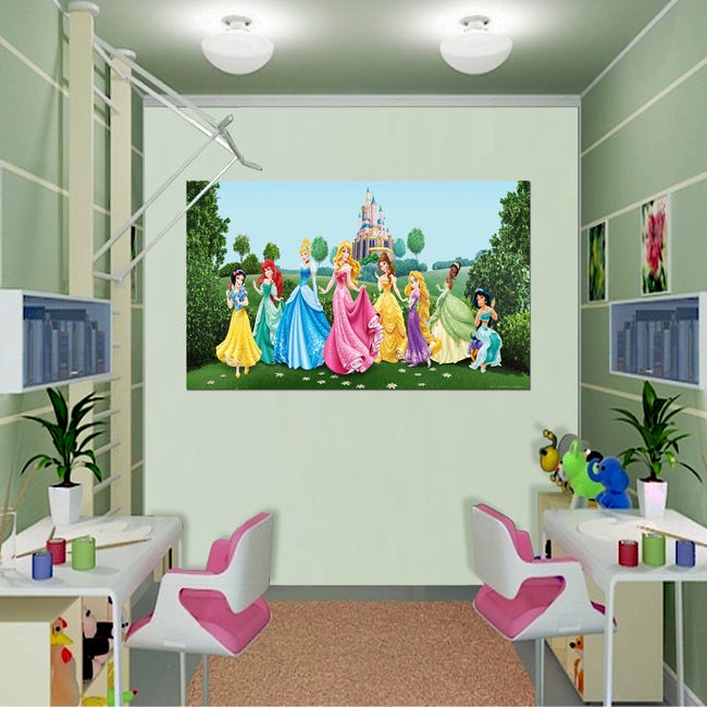 Wall mural wallpaper 202x90cm children's bedroom Mickey Mouse