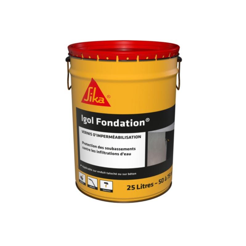 Enduit D imperm abilisation Et De Protection Des Fondations SIKA Igol enduit-d-imperm-abilisation-et-de-protection-des-fondations-sika-igol