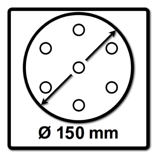 Disques ABRANET Ø150 mm Grain 400 (50 pcs) - MIRKA 5424105041