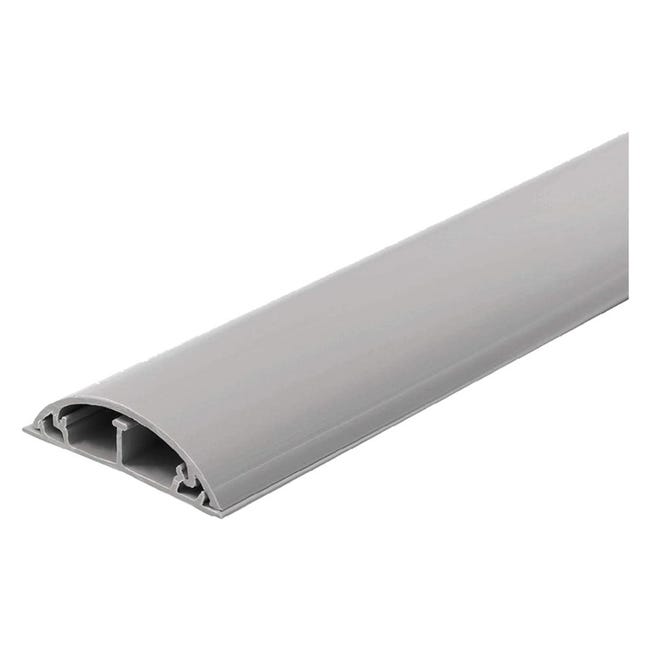 Canalina Passacavi Autoadesiva Per Pavimento - PVC Flessibile 5cm X 3m, Design Venatura Legno - Foto 9